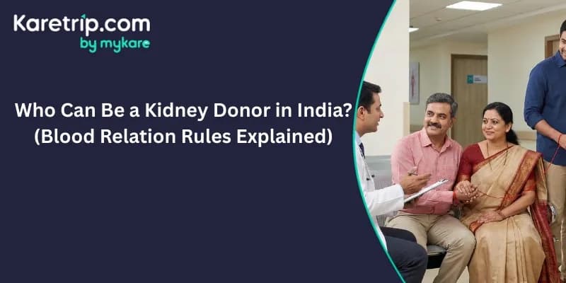 A doctor in a white coat sits with a smiling couple in a hospital setting, holding a medical folder and explaining the donation process. The image captures a collaborative and positive consultation between healthcare providers and family members. The left