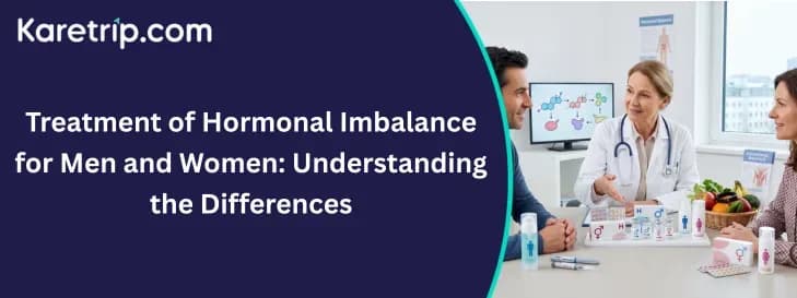 Treatment of Hormonal Imbalance for Men and Women: Understanding the Differences, Karetrip.com