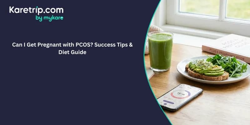 in the image, showed Can I Get Pregnant with PCOS? Success Tips & Diet Guide
