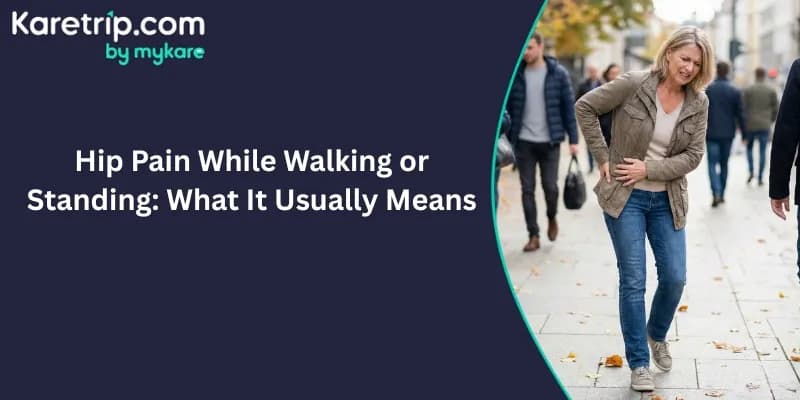 hip pain while walking or standing