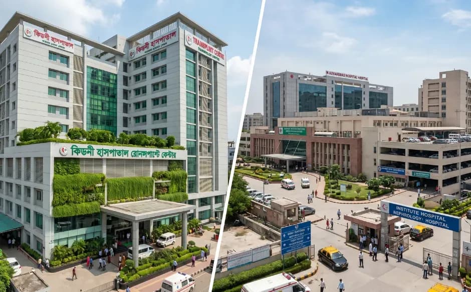 Comparing Infrastructure: Best Kidney Transplant Hospital in Bangladesh vs. India