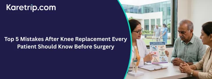 Top 5 Mistakes After Knee Replacement Every Patient Should Know Before Surgery with karetrip